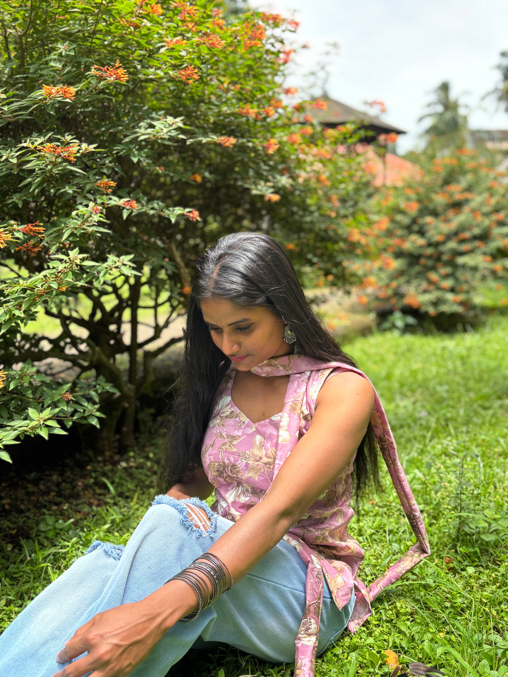 Sakhi (सखी)–short kurti with scarf
