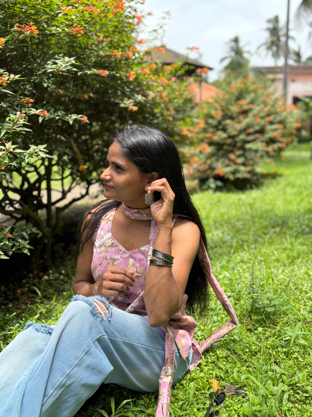 Sakhi (सखी)–short kurti with scarf