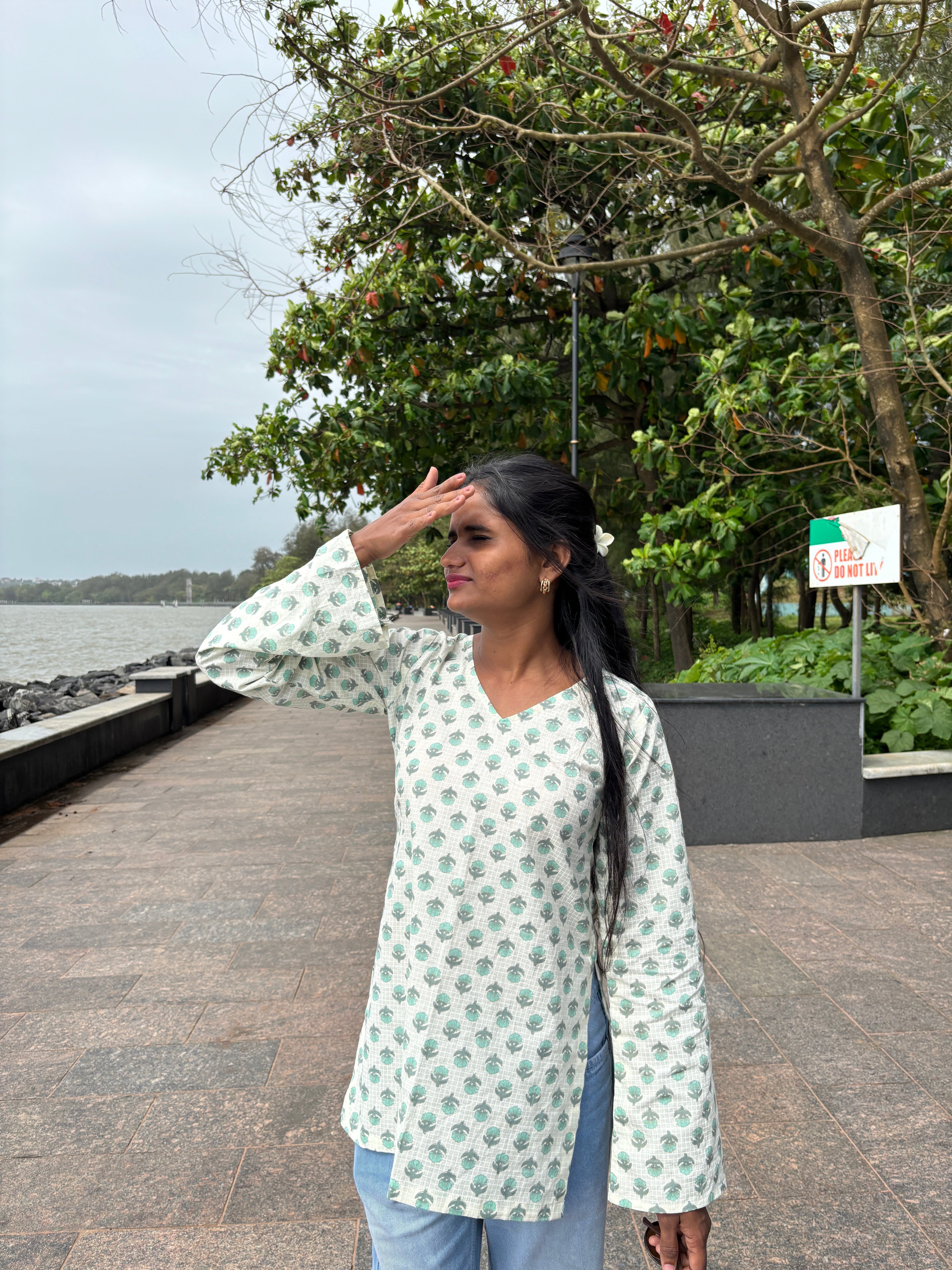 Piku (पिकू)–Elegant Bell Sleeve Kurti