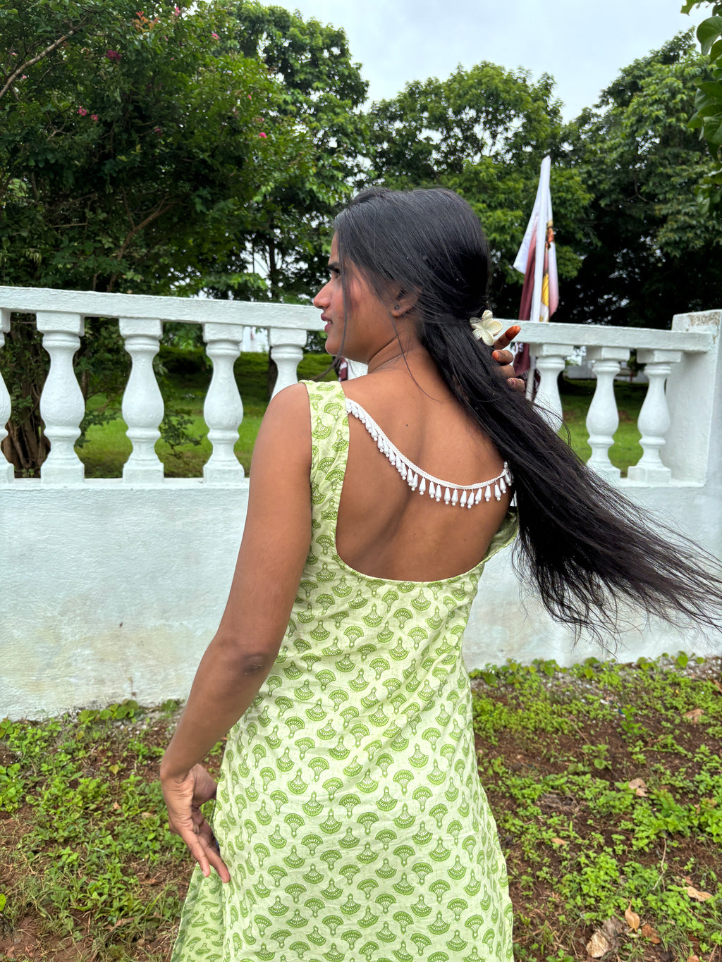 Paro (पारो)–Backless Pearl Kurti