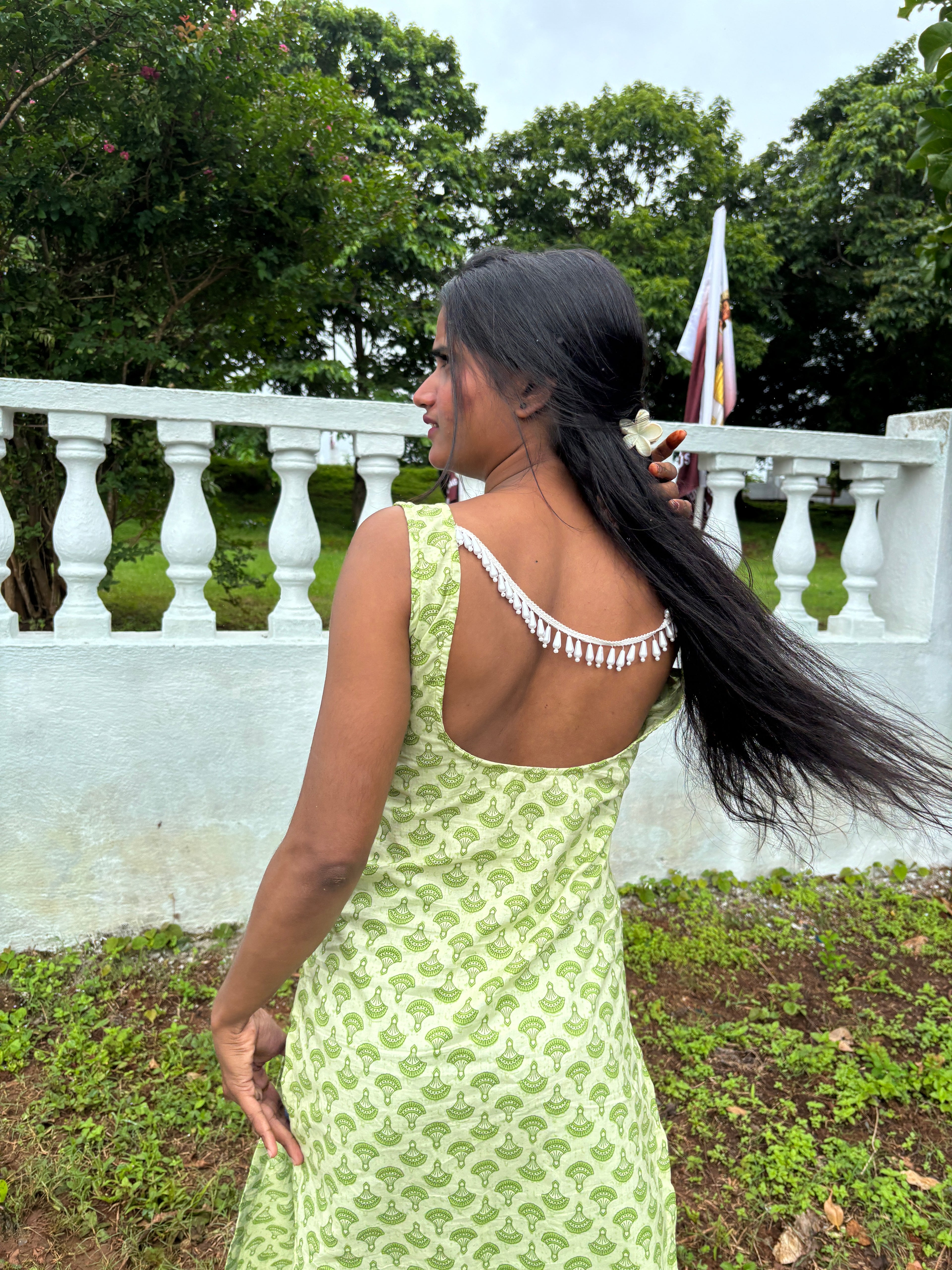 Paro (पारो)–Backless Pearl Kurti